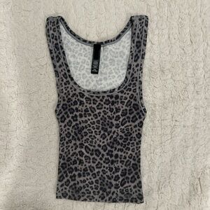 SKIMS Leopard Print Tank Top